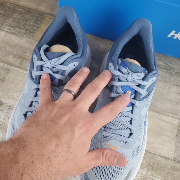 Hoka One One Bondi 9 Mens Shoes Drizzle Running Athletic Sneakers - Picture 3 of 9